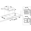 Placa vitrocerámica Whirlpool WRD 6030 B negra integrable 30 cm 2 zona(s)