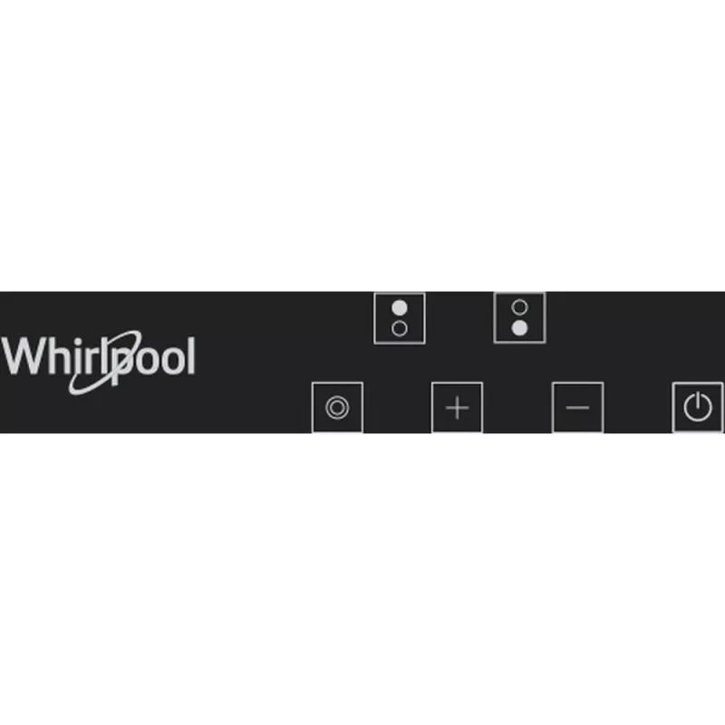 Placa vitrocerámica Whirlpool WRD 6030 B negra integrable 30 cm 2 zona(s)