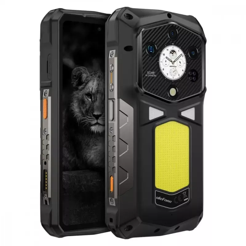 Smartphone UleFone Armor 29 Pro 5G 16/512GB negro, robusto 5G, 16GB RAM, 512GB almacenamiento