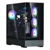 Caja de PC Zalman P40 Prism Plus Midi Tower negra