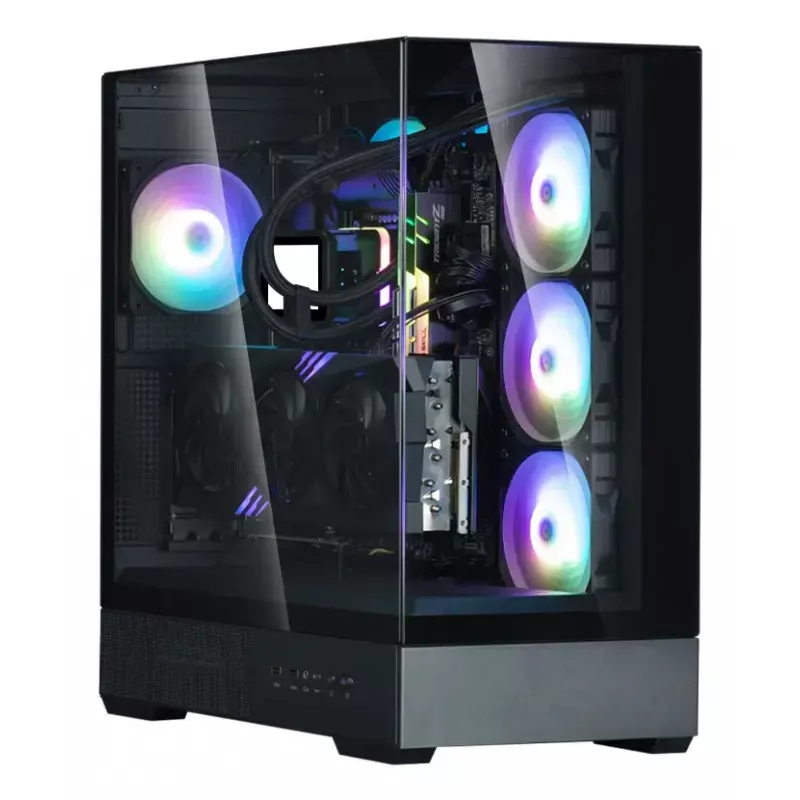 Caja de PC Zalman P40 Prism Plus Midi Tower negra