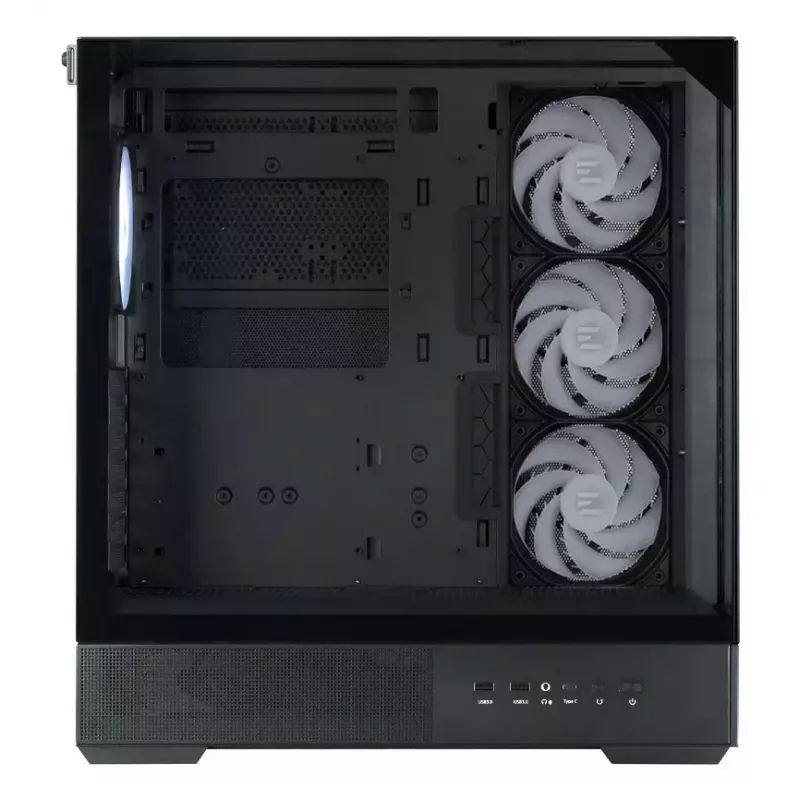 Caja de PC Zalman P40 Prism Plus Midi Tower negra