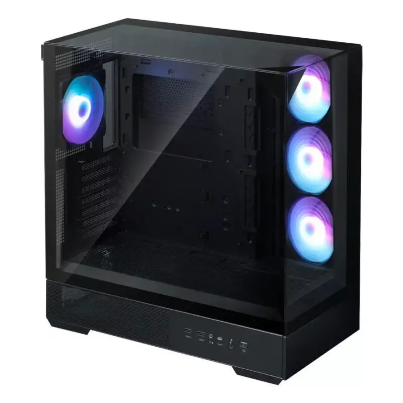 Caja de PC Zalman P40 Prism Plus Midi Tower negra