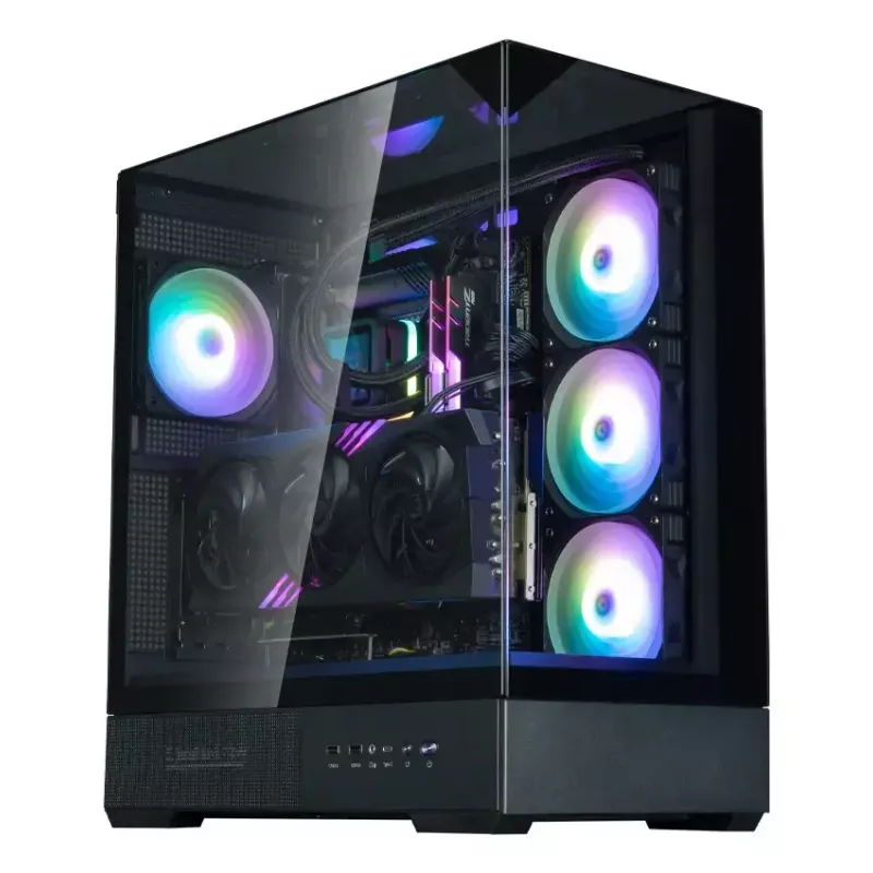 Caja de PC Zalman P40 Prism Plus Midi Tower negra