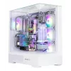 Caja de PC Zalman P40 Prism Plus Midi Tower blanca