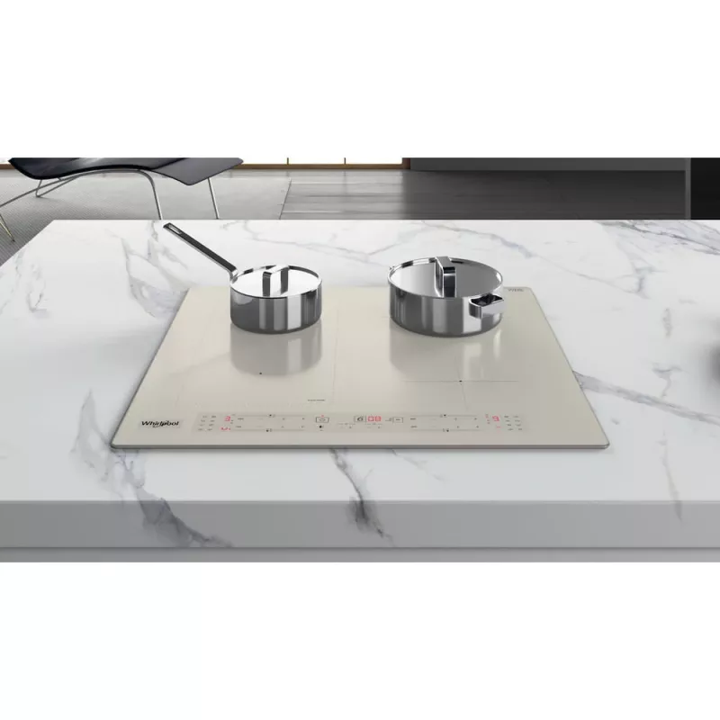 Placa de inducción integrable Whirlpool WLB6860NE/S plata 4 zonas