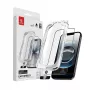Protector de pantalla de cristal templado Crong EasyShield 2-Pack Full Glue para iPhone 16e / iPhone 14 / iPhone 13 / iPhone 13 Pro, aluminosilicato, brillante