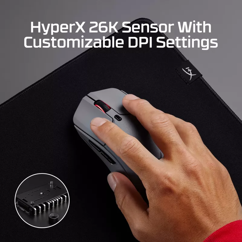HyperX Pulsefire Haste 2 Pro - ratón gaming inalámbrico 4K