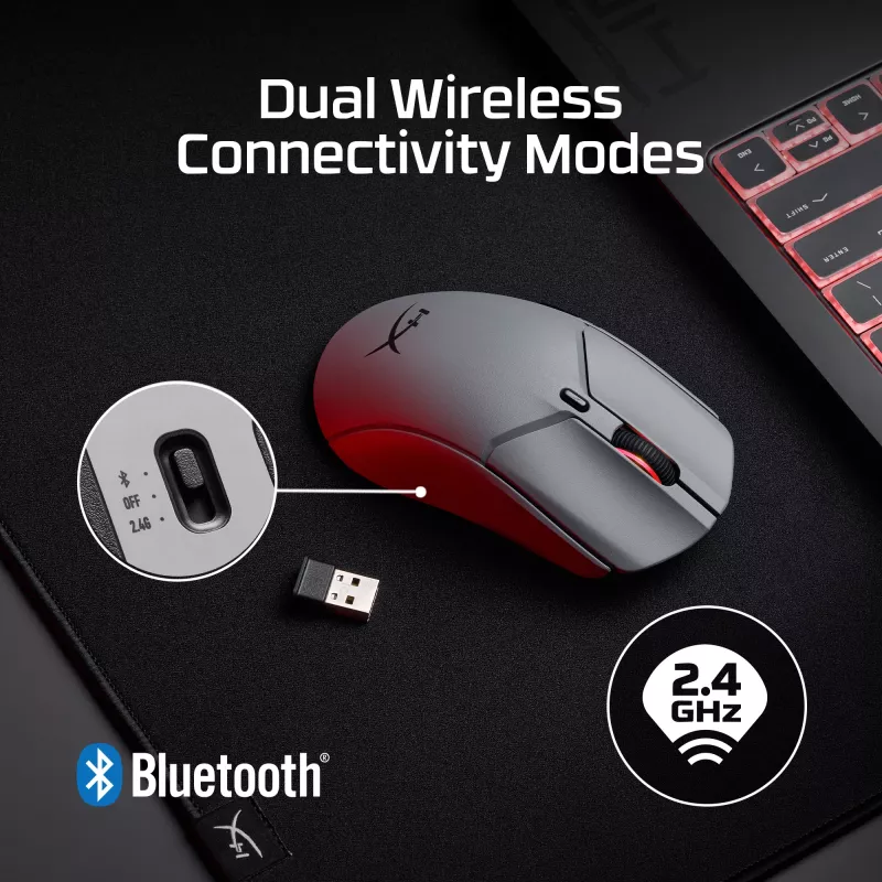 HyperX Pulsefire Haste 2 Pro - ratón gaming inalámbrico 4K
