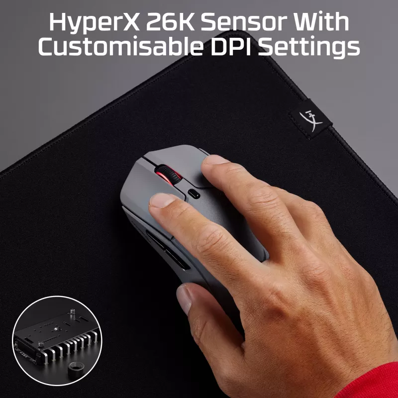 HyperX Pulsefire Haste 2 Pro - ratón gaming inalámbrico 4K