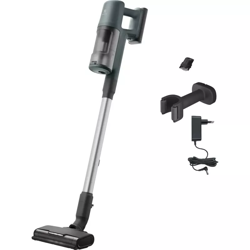 Aspirador de escoba 2 en 1 Electrolux EP61CB21OG batería en seco sin bolsa 0,6 l 85 W verde 2,5 Ah