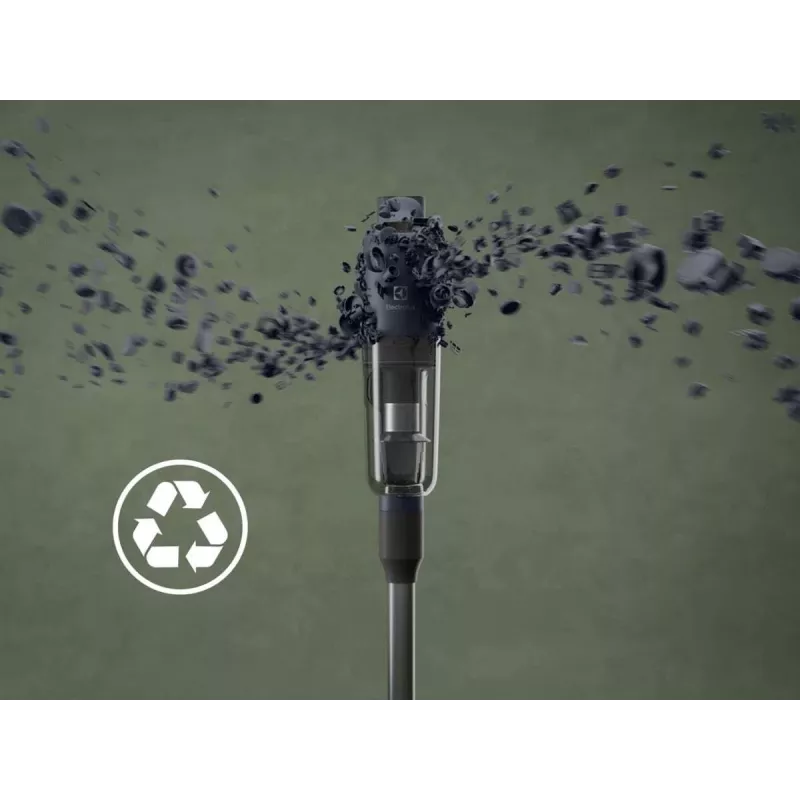 Aspirador de escoba Electrolux EP71UB14DB batería en seco ciclón, espuma, HEPA, micro sin bolsa 0,3 l 57 W azul 4 Ah