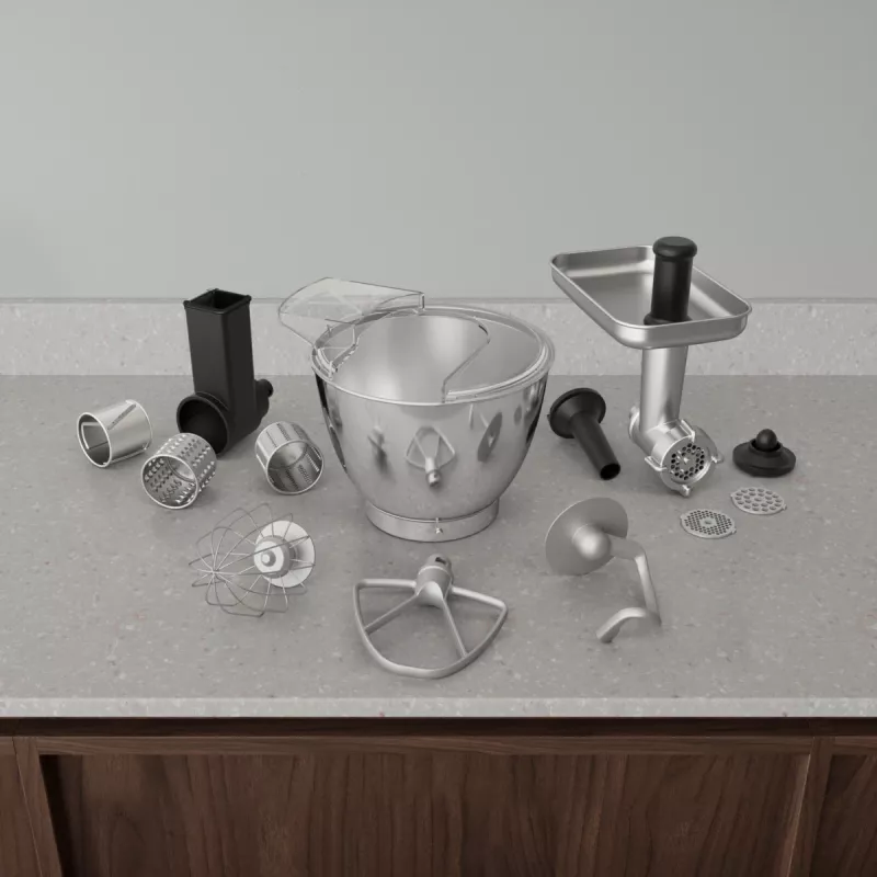 Robot de cocina Electrolux E5KM1-6GBP 1200 W 5 L negro, gris