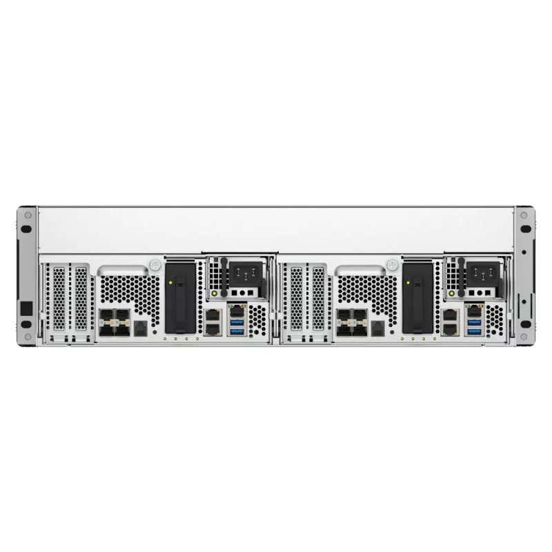 QNAP ES1686dc R2 NAS rack (3U) Intel® Xeon® D D-2142IT 48 GB DDR4 0 TB QNAP QES negro, gris