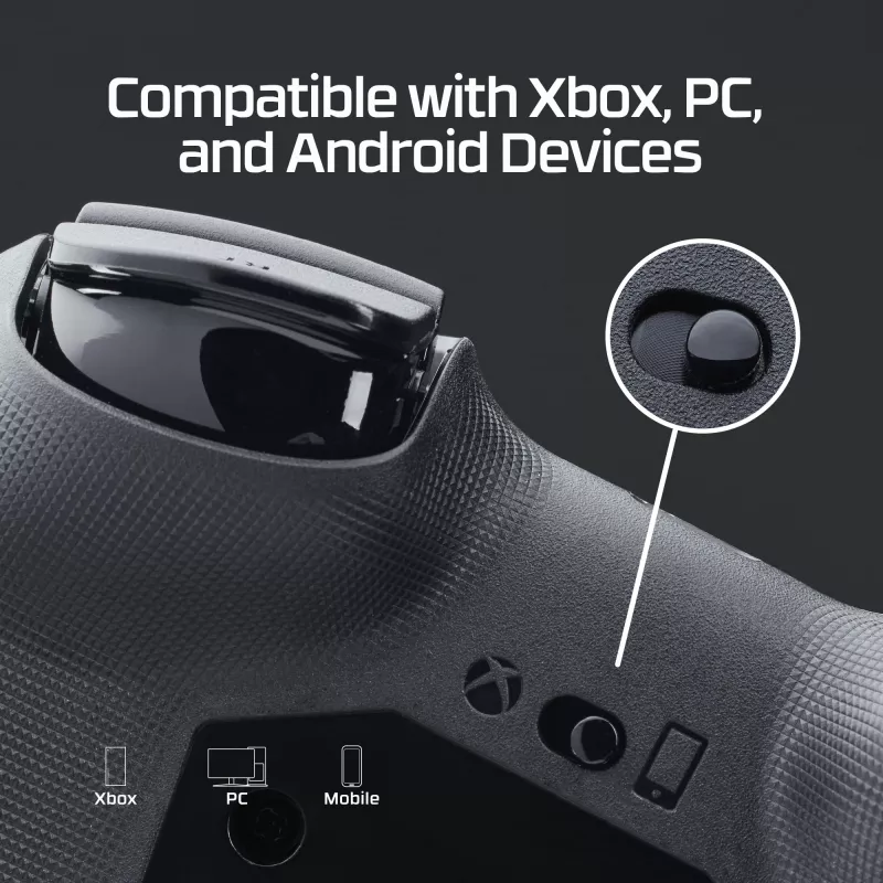 HyperX Clutch Tanto Mini WD Mando gaming, joystick, Xbox, Xbox One, con cable, USB, negro, 2,95 m