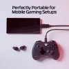 HyperX Clutch Tanto Mini WD Mando gaming, joystick, Xbox, Xbox One, con cable, USB, negro, 2,95 m