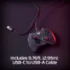 HyperX Clutch Tanto Mini WD Mando gaming, joystick, Xbox, Xbox One, con cable, USB, negro, 2,95 m