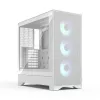 Caja para PC Fractal Design Pop 2 Air blanco TG RGB Midi Tower – ATX/Micro-ATX/Mini-ITX, cristal templado, 3 ventiladores frontales de 120 mm