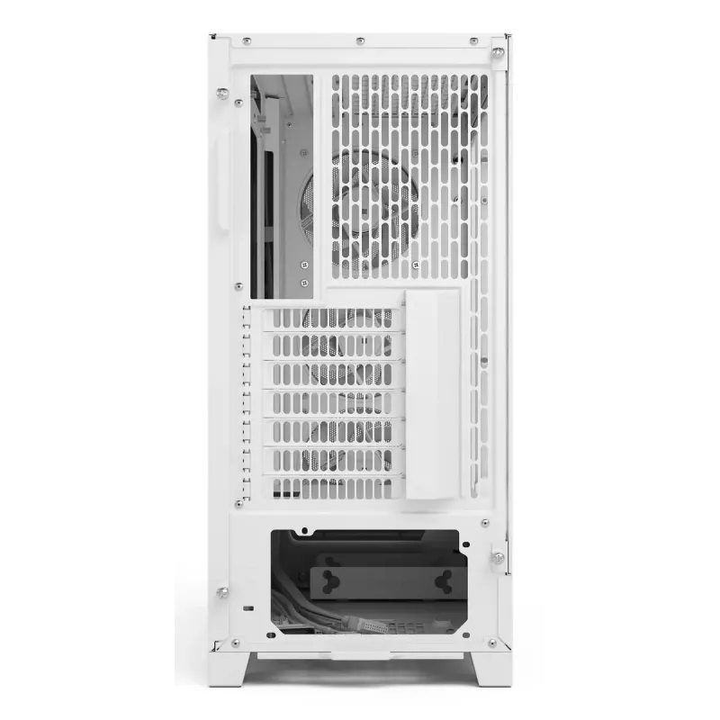 Caja para PC Fractal Design Pop 2 Air blanco TG RGB Midi Tower – ATX/Micro-ATX/Mini-ITX, cristal templado, 3 ventiladores frontales de 120 mm