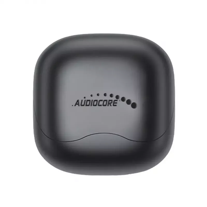 Auriculares inalámbricos in-ear Audiocore AC591 PRO — ANC híbrido, ENC, 6 micrófonos, carga USB‑C, hasta 9 h de reproducción, compatible con Tuya, negro