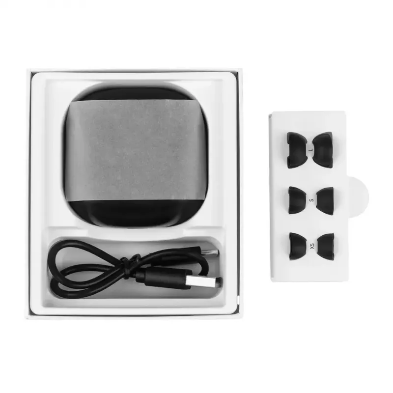 Auriculares inalámbricos in-ear Audiocore AC591 PRO — ANC híbrido, ENC, 6 micrófonos, carga USB‑C, hasta 9 h de reproducción, compatible con Tuya, negro