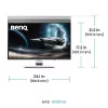 Monitor de ordenador BenQ EX271UZ 67,3 cm (26,5 pulgadas) 3840 x 2160 píxeles 4K Ultra HD OLED negro, blanco