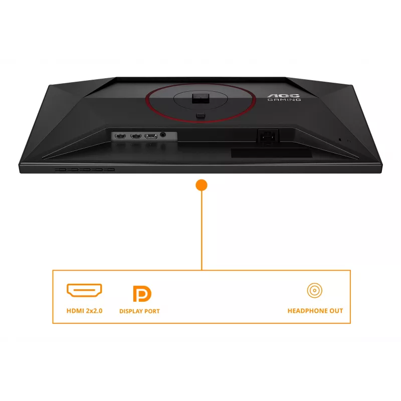 Monitor de ordenador AOC G4 24G4ZR 60,5 cm (23,8 pulgadas) 1920 x 1080 píxeles Full HD LED negro, rojo