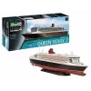 Modelo de barco de pasajeros REVELL Queen Mary 2 kit, escala 1:700
