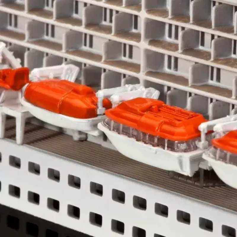 Modelo de barco de pasajeros REVELL Queen Mary 2 kit, escala 1:700