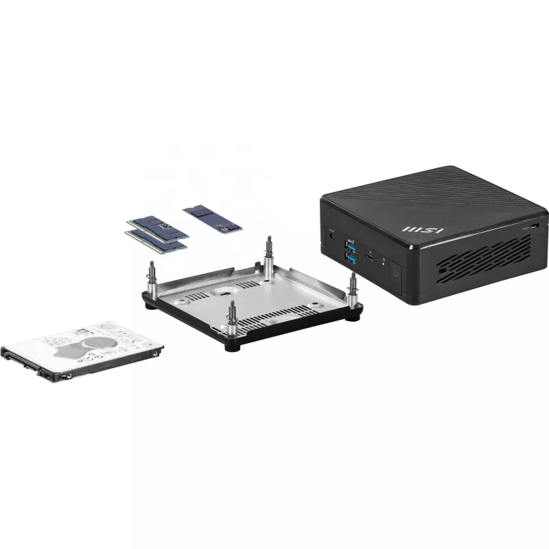 MSI Cubi 5 1M-438BEU PC de 0,6L-PC negro 120U Intel SoC