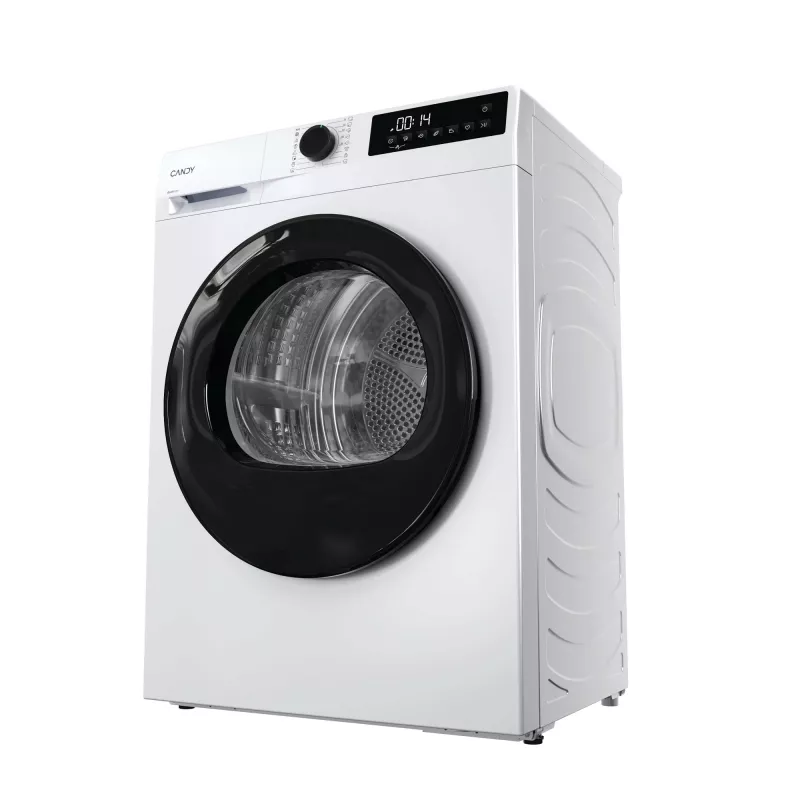 Secadora Candy GD 8N1B-S de libre instalación de carga frontal 8 kg blanca