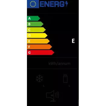 Frigorífico BEKO TS190340N combi de libre instalación, 85 l totales (73 l frigorífico / 12 l congelador), blanco, clase E, 818×475×500 mm