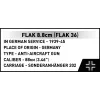 Cobi Blocks Sd.Kfz.8 con 8,8 cm Flak 36 set de construcción, 975 piezas