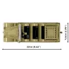 Cobi Blocks Sd.Kfz.8 con 8,8 cm Flak 36 set de construcción, 975 piezas