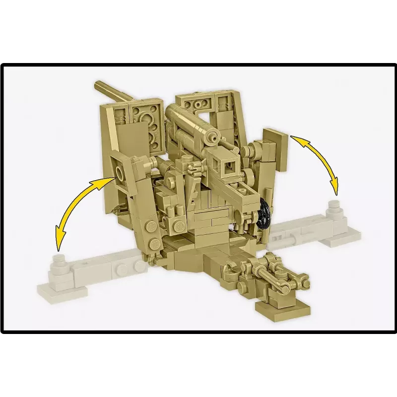 Cobi Blocks Sd.Kfz.8 con 8,8 cm Flak 36 set de construcción, 975 piezas