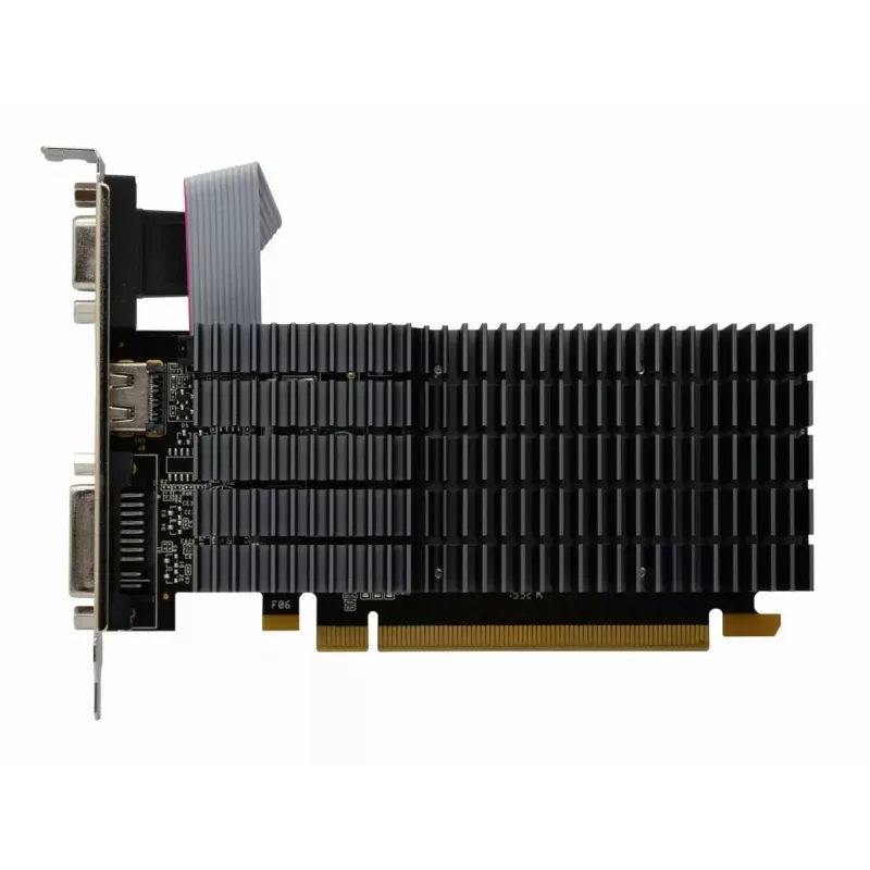 Tarjeta gráfica AFOX Radeon HD 6450 2 GB DDR3 64 bits DVI HDMI VGA low profile pasiva AF6450-2048D3L9-V2