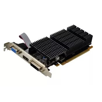 Tarjeta gráfica AFOX Radeon HD 6450 2 GB DDR3 64 bits DVI HDMI VGA low profile pasiva AF6450-2048D3L9-V2