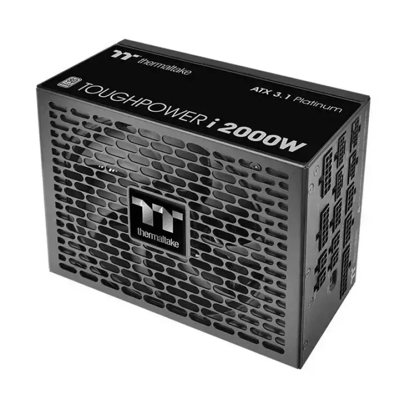Fuente de alimentación Thermaltake Toughpower i2000W 2000 W, 24 pines ATX, 80 PLUS Platinum, ventilador de 140 mm, ATX, negra