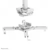 Soporte de techo para proyector Neomounts CL25-550WH1 – H 74,5-114,5 cm – Easy-Install – totalmente móvil
