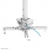 Soporte de techo para proyector Neomounts CL25-550WH1 – H 74,5-114,5 cm – Easy-Install – totalmente móvil