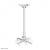 Soporte de techo para proyector Neomounts CL25-550WH1 – H 74,5-114,5 cm – Easy-Install – totalmente móvil