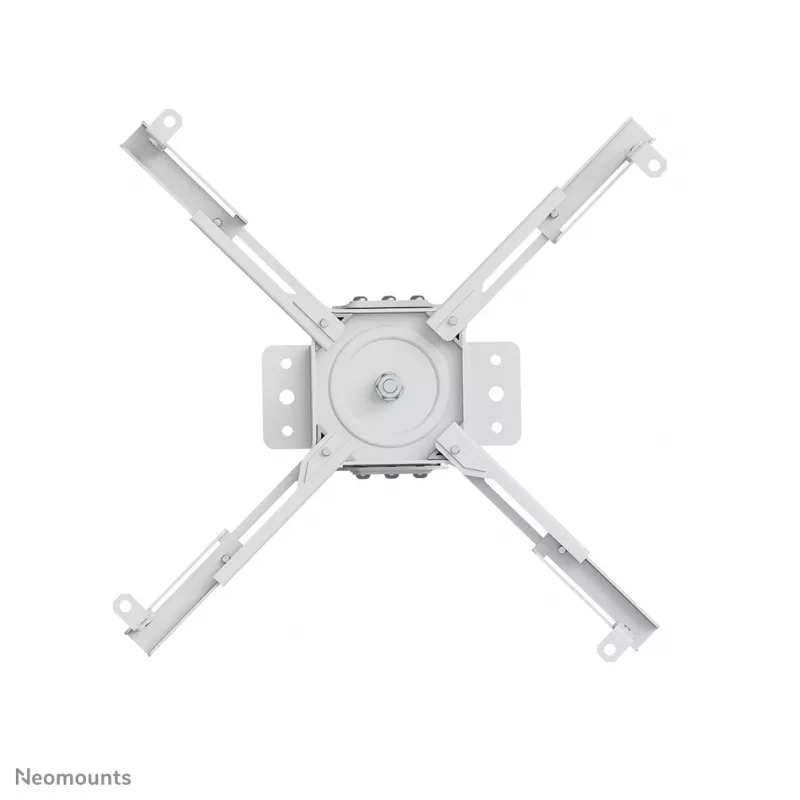 Soporte de techo para proyector Neomounts CL25-550WH1 – H 74,5-114,5 cm – Easy-Install – totalmente móvil