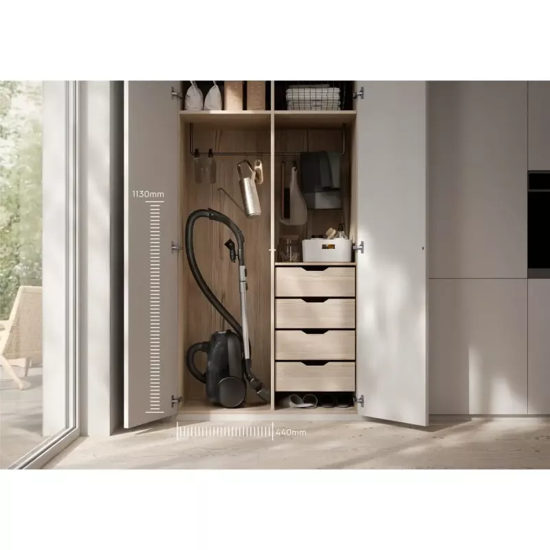 Aspirador de suelo Electrolux EB61CWPTD — 850 W, 3,5 L bolsa, limpieza en seco, rosa
