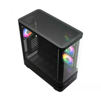 Caja de ordenador MODECOM VOLCANO AQ200 ARGB MIDI negra
