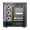 Caja de ordenador MODECOM VOLCANO AQ200 ARGB MIDI negra