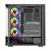 Caja de ordenador MODECOM VOLCANO AQ200 ARGB MIDI negra