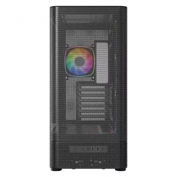 Caja de PC MODECOM VOLCANO AQ400 ARGB MIDI negra — MODECOM MC-A-AQ400-4FA-B