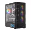 Caja de PC MODECOM VOLCANO AQ400 ARGB MIDI negra — MODECOM MC-A-AQ400-4FA-B