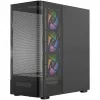 Caja de PC MODECOM VOLCANO AQ400 ARGB MIDI negra — MODECOM MC-A-AQ400-4FA-B