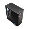 Caja de PC MODECOM VOLCANO AQ400 ARGB MIDI negra — MODECOM MC-A-AQ400-4FA-B